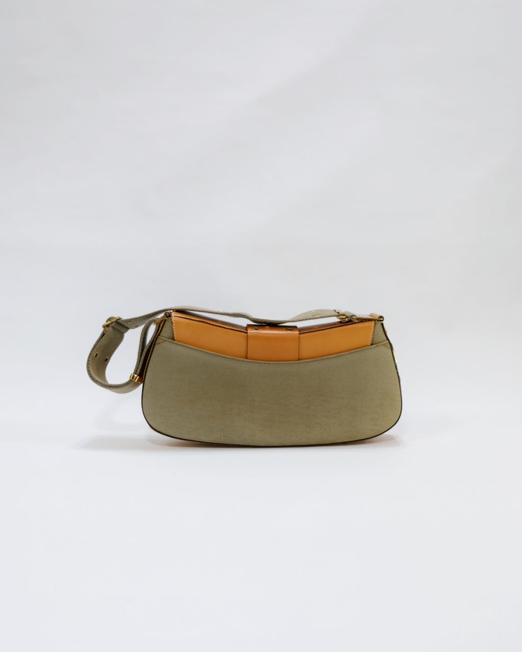 Dior Punk Street Chic Columbus Army Green Shoulder Bag