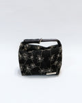 Givenchy Black Floral Embroidered Pouch