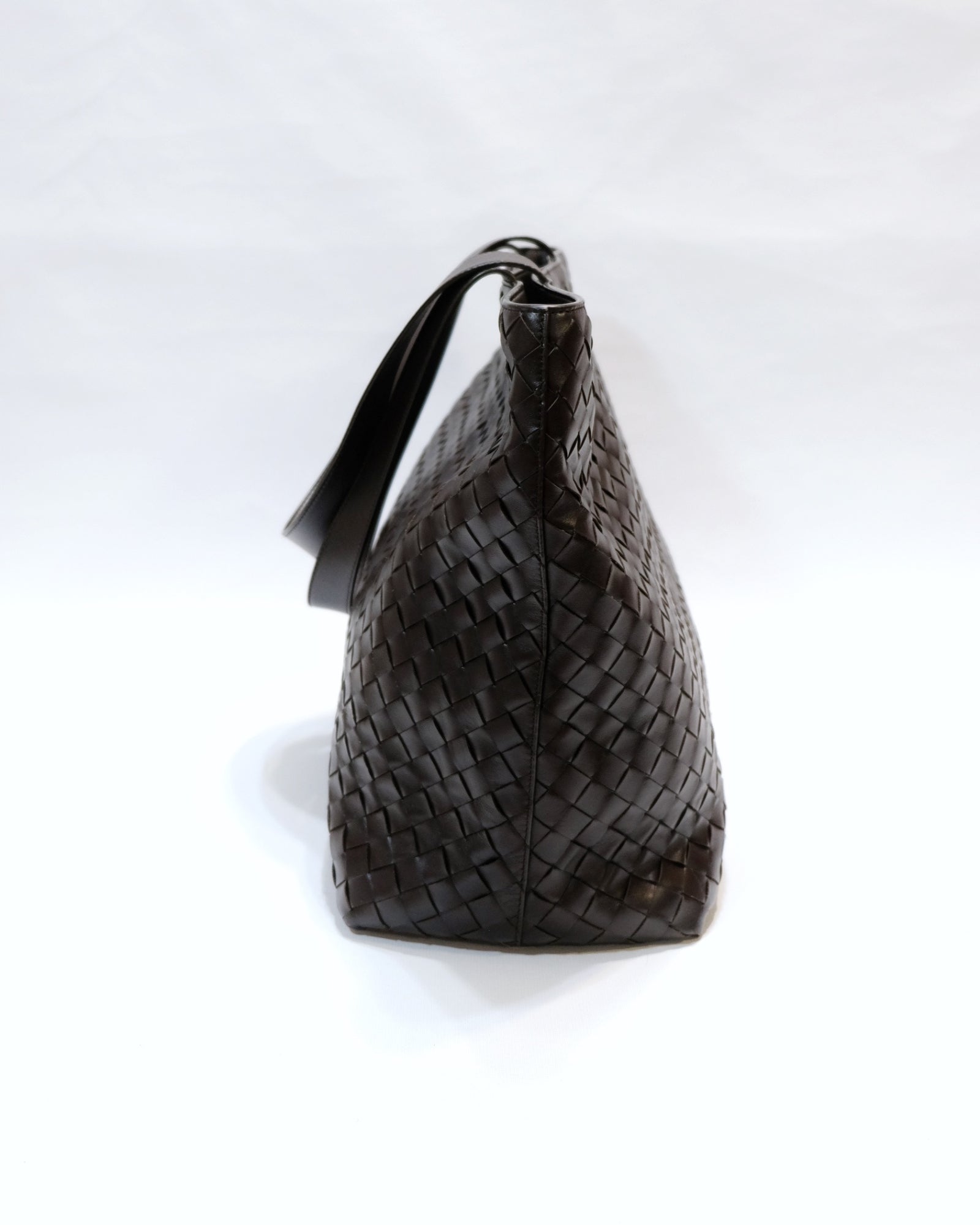 Bottega Veneta Intrecciato Leather Zipped Tote