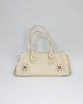 Vintage Rare Celine Ivory Triomphe Hangbag