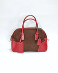Prada Red Bowling Bag