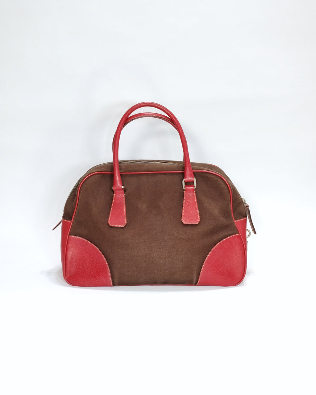 Prada Red Bowling Bag
