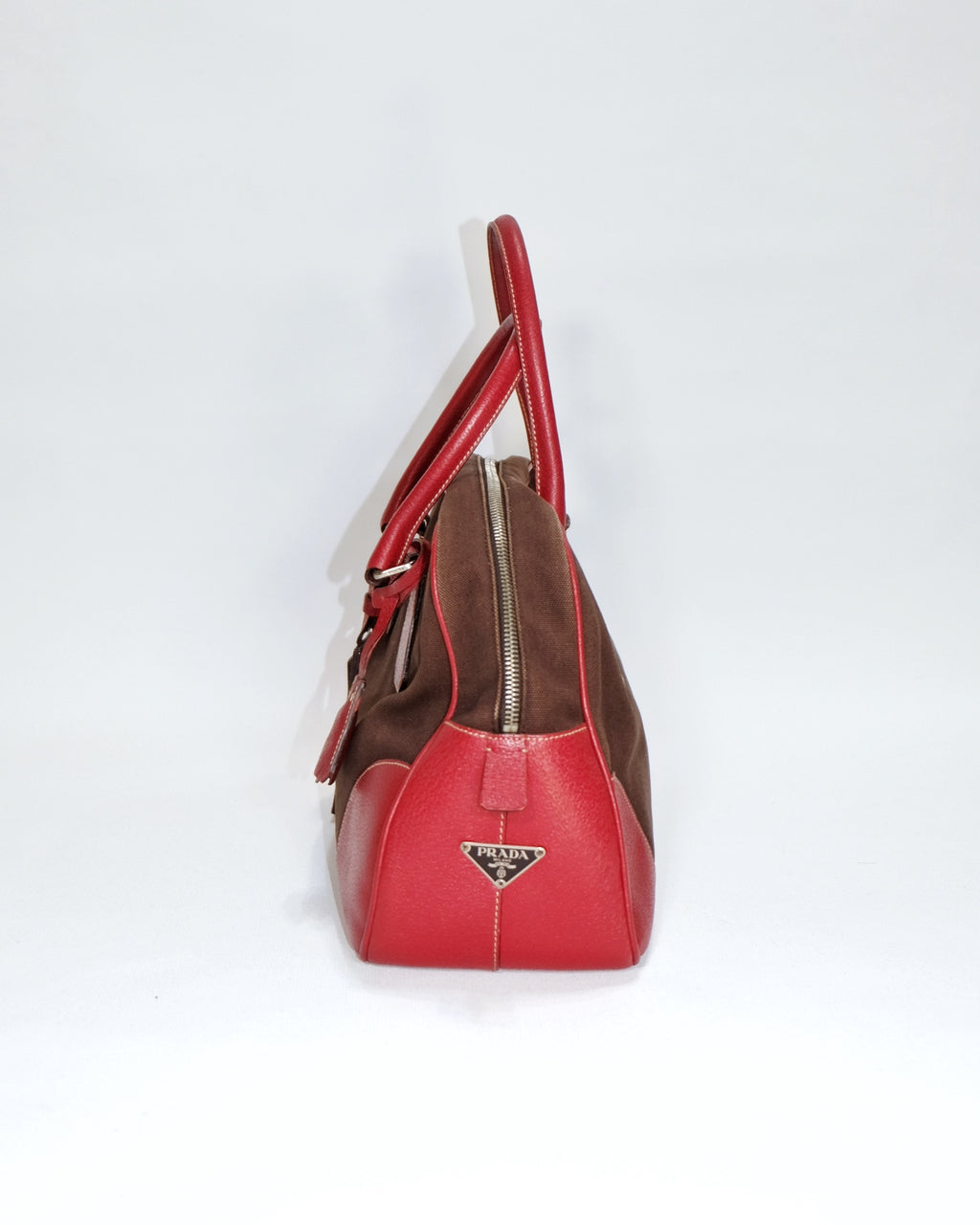 Prada Red Bowling Bag