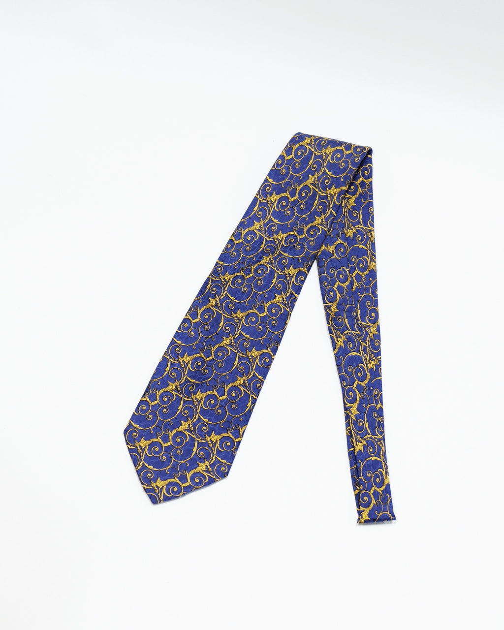 Dior Ornate Golden Vine & Arabesque Silk Tie