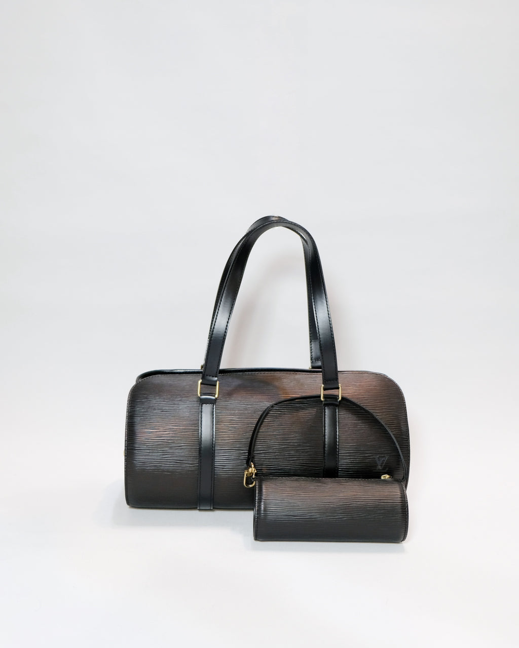 Louis Vuitton EPI Soufflot Bag with Mini Pouch