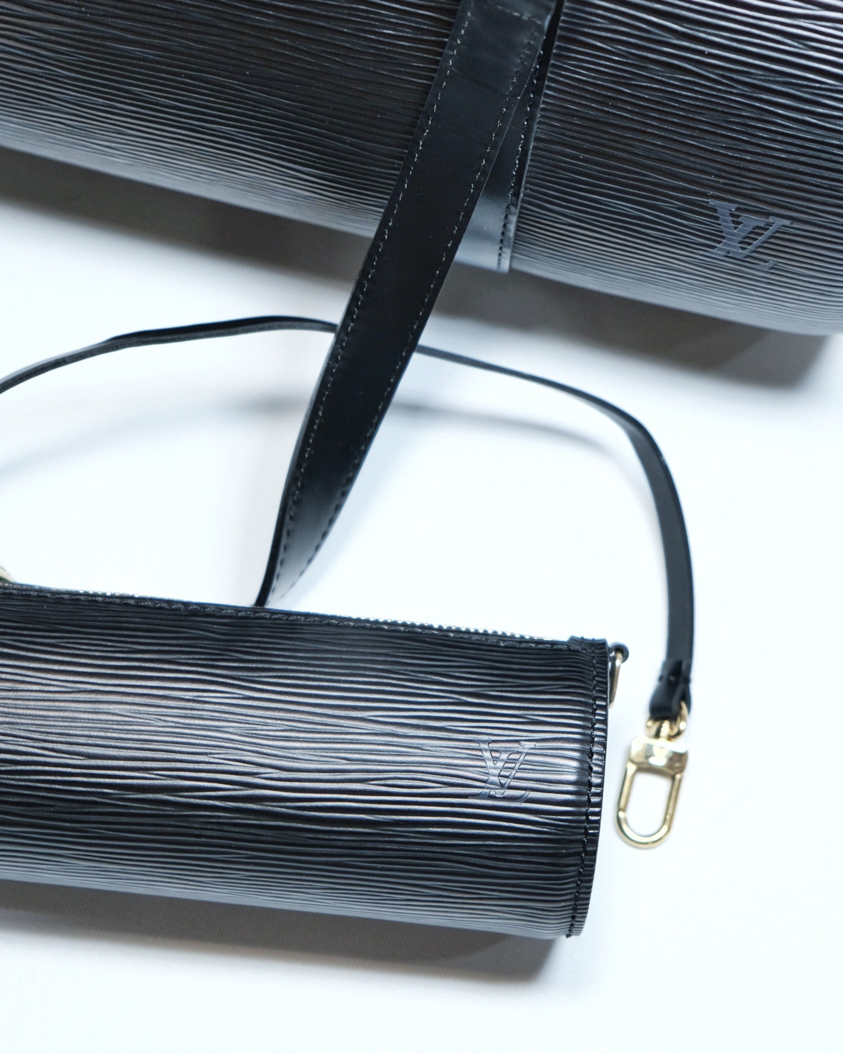 Louis Vuitton EPI Soufflot Bag with Mini Pouch