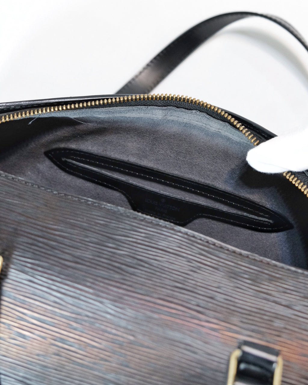 Louis Vuitton EPI Soufflot Bag with Mini Pouch