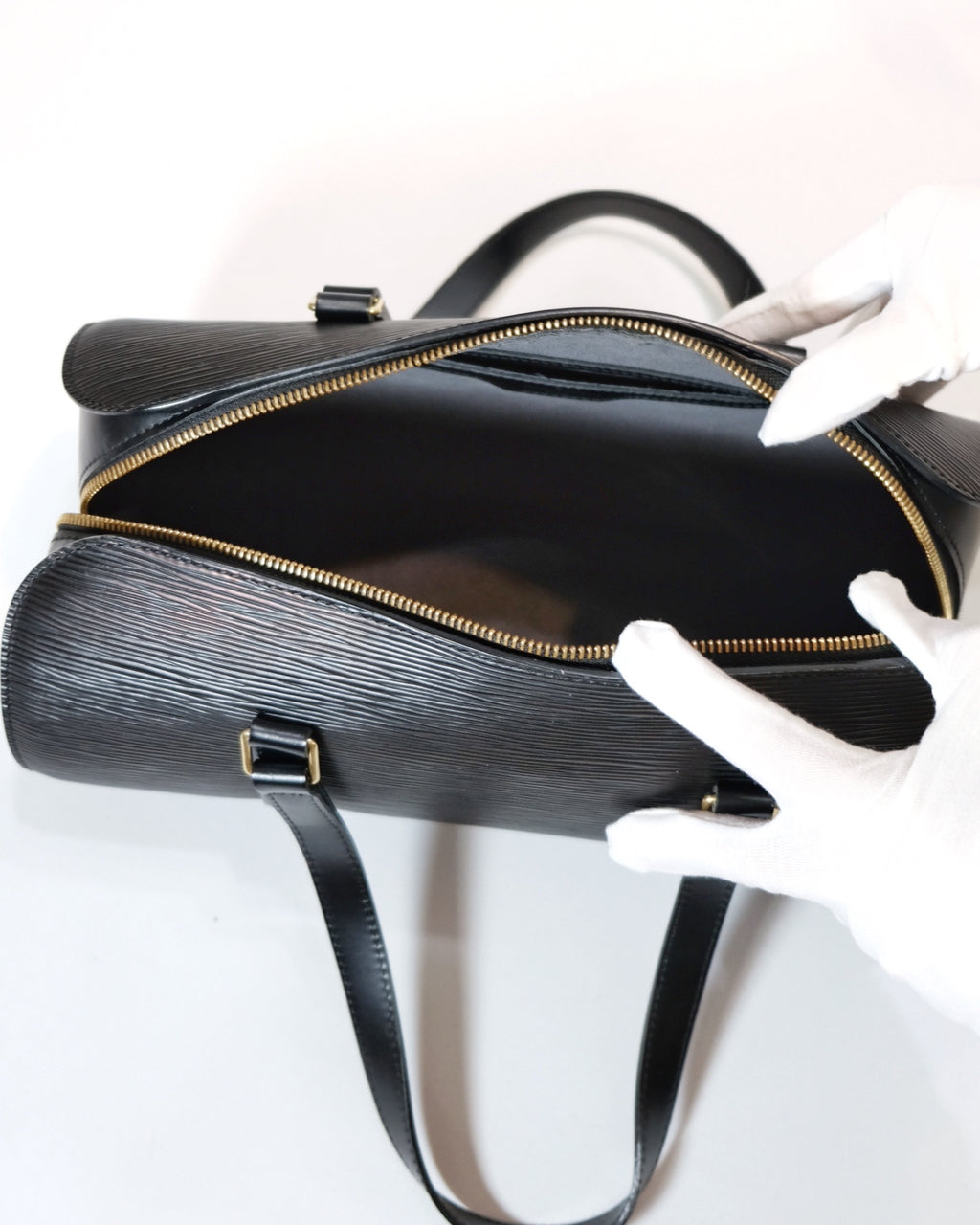 Louis Vuitton EPI Soufflot Bag with Mini Pouch