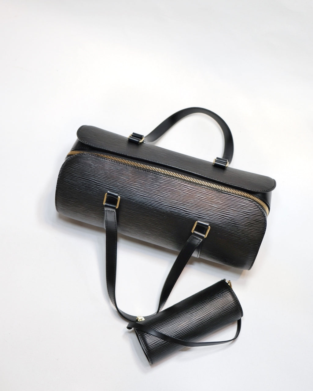 Louis Vuitton EPI Soufflot Bag with Mini Pouch