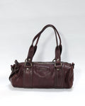 Miu Miu Copper Leather Barrel Bag By Miuccia Prada