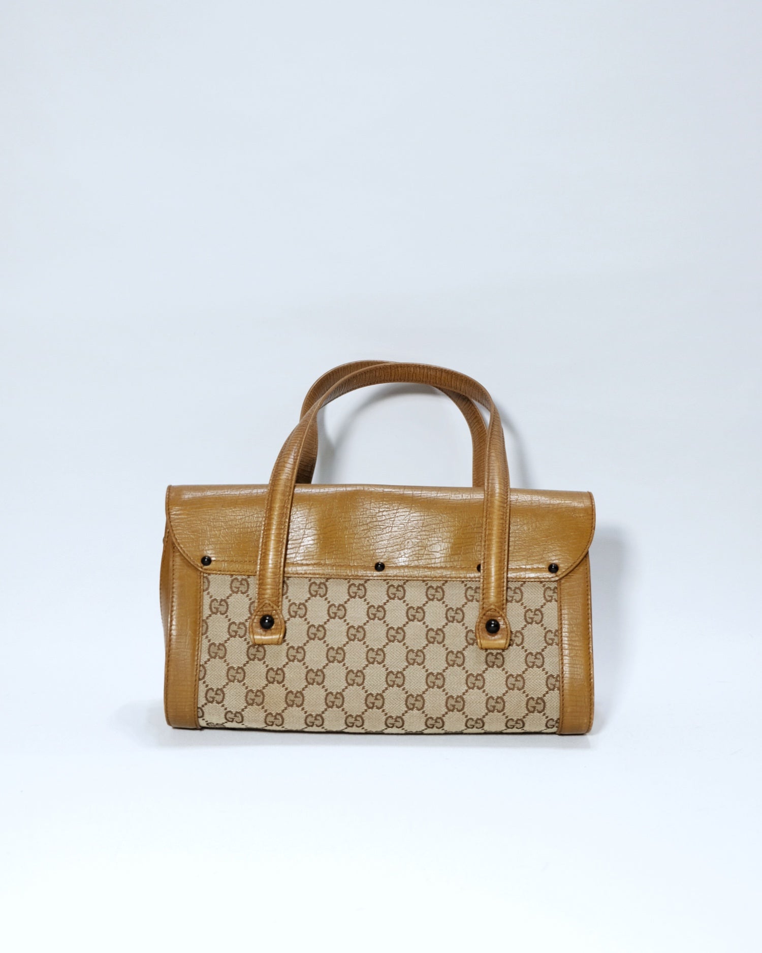 Gucci GG Canvas Bamboo Shoulder Bag By Tom Ford