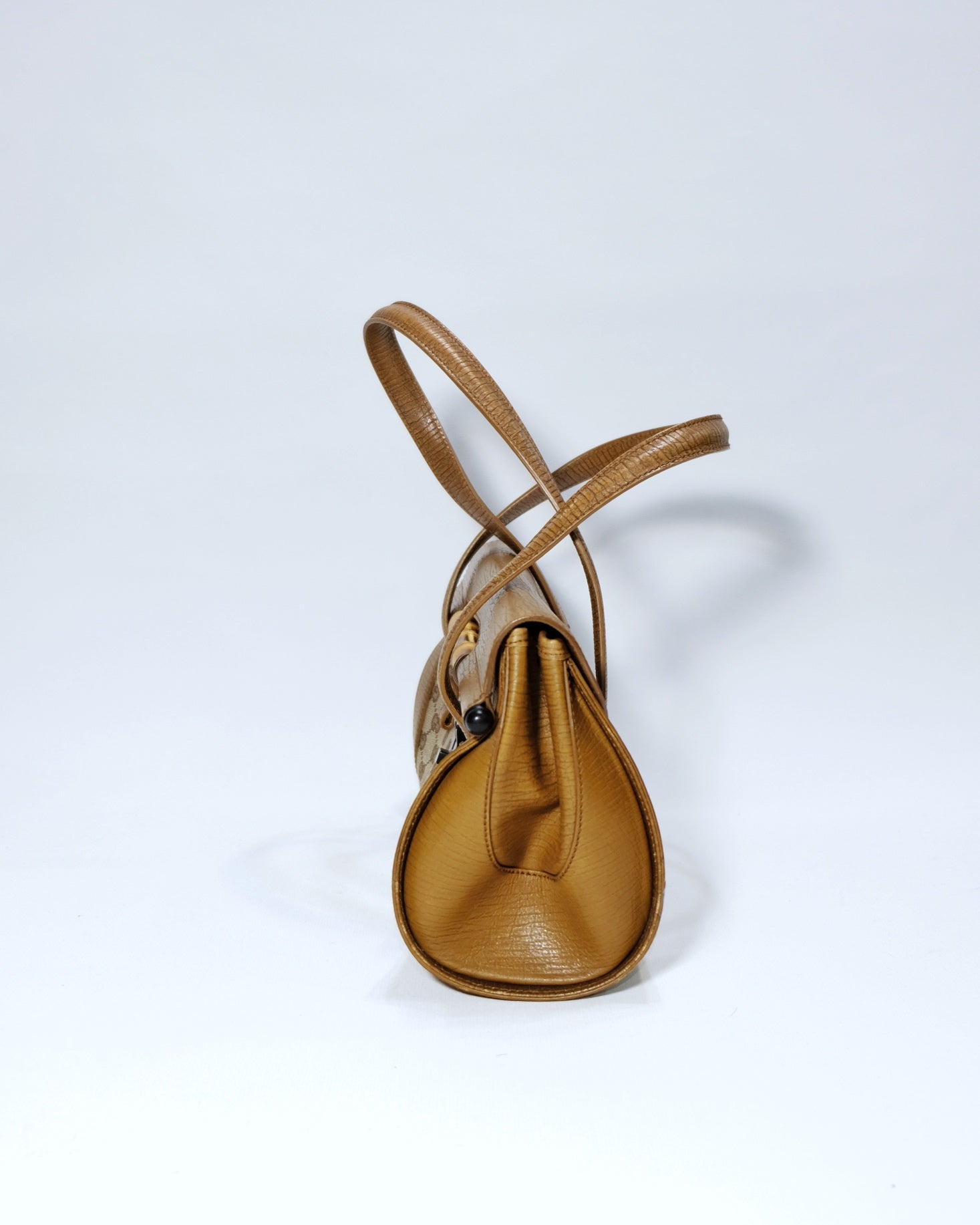 Gucci GG Canvas Bamboo Shoulder Bag By Tom Ford