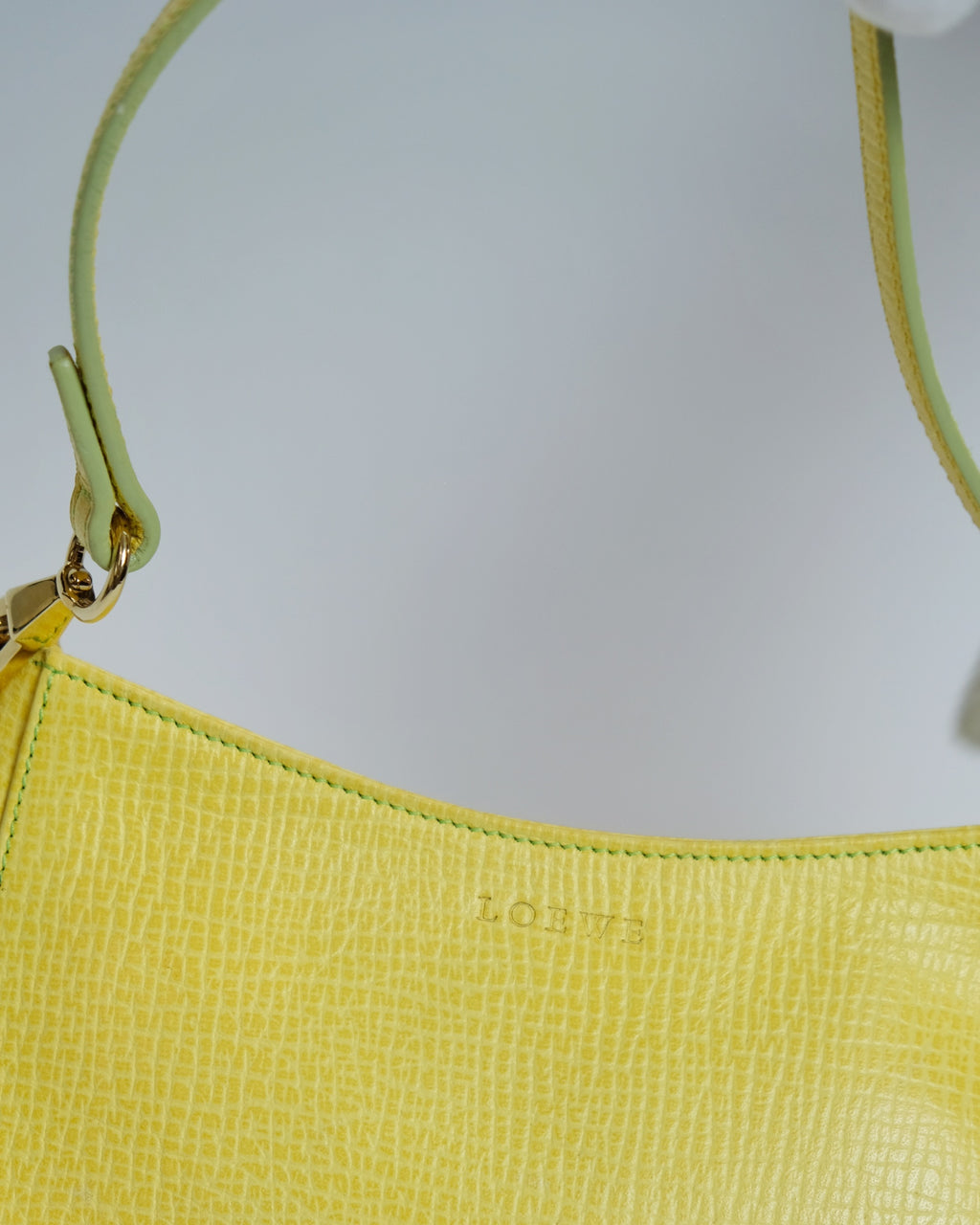 Loewe Lime Yellow Mini Shoulder Bag