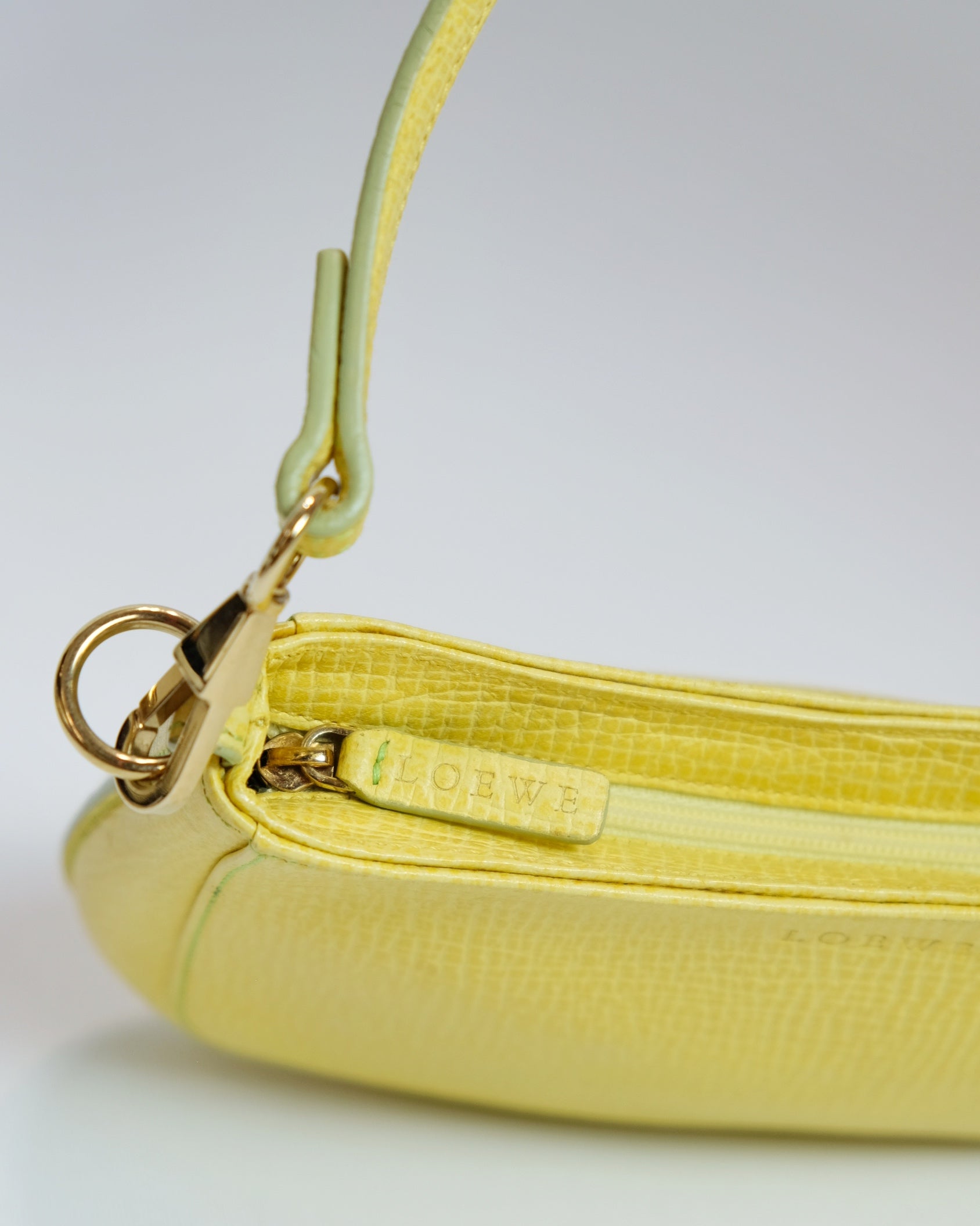 Loewe Lime Yellow Mini Shoulder Bag