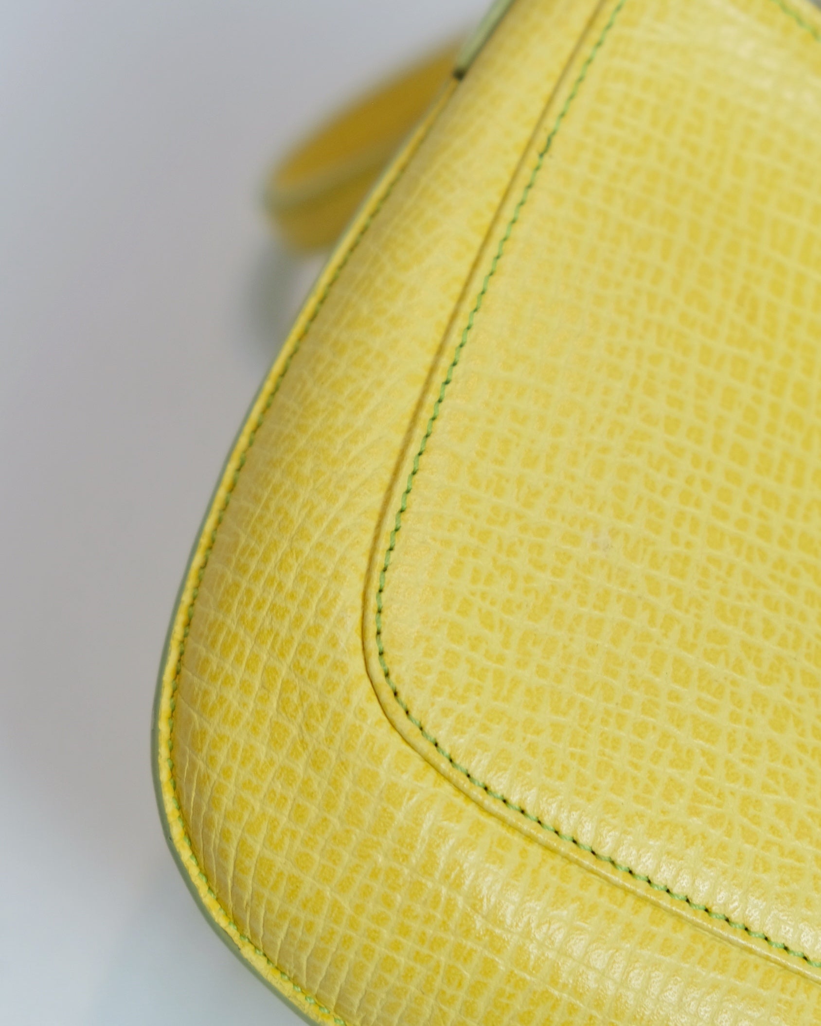 Loewe Lime Yellow Mini Shoulder Bag