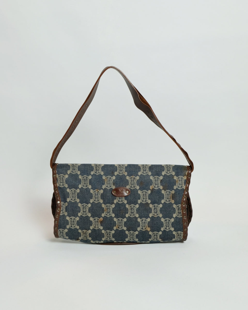 Celine Macadam Denim Poulbot Bag By Michael Kors