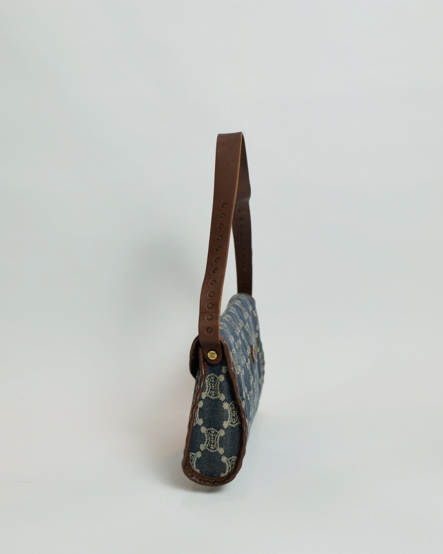 Celine Macadam Denim Poulbot Bag By Michael Kors