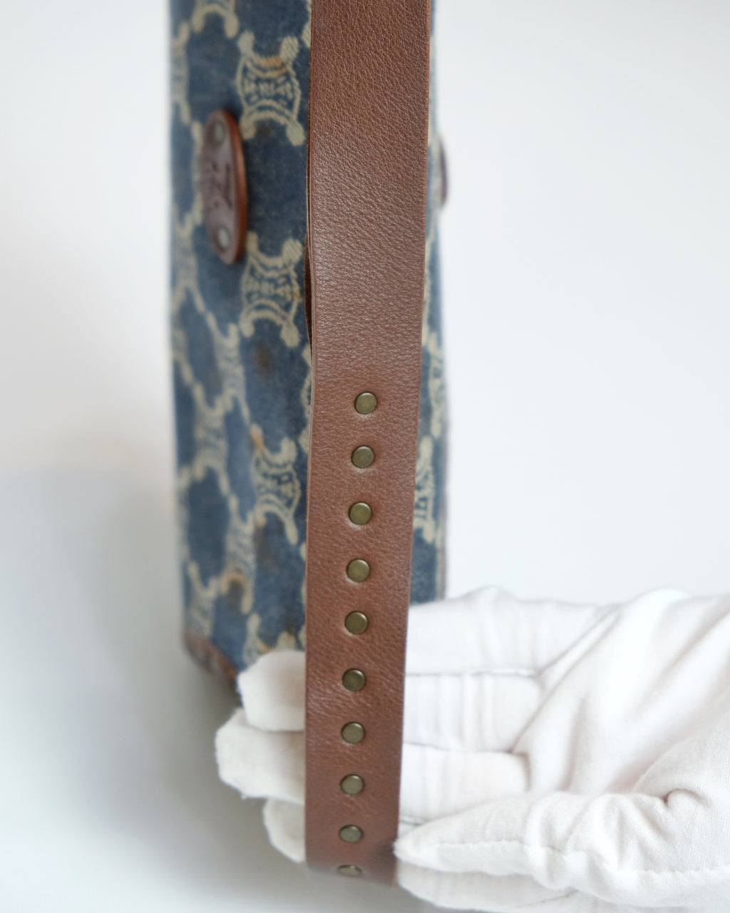Celine Macadam Denim Poulbot Bag By Michael Kors