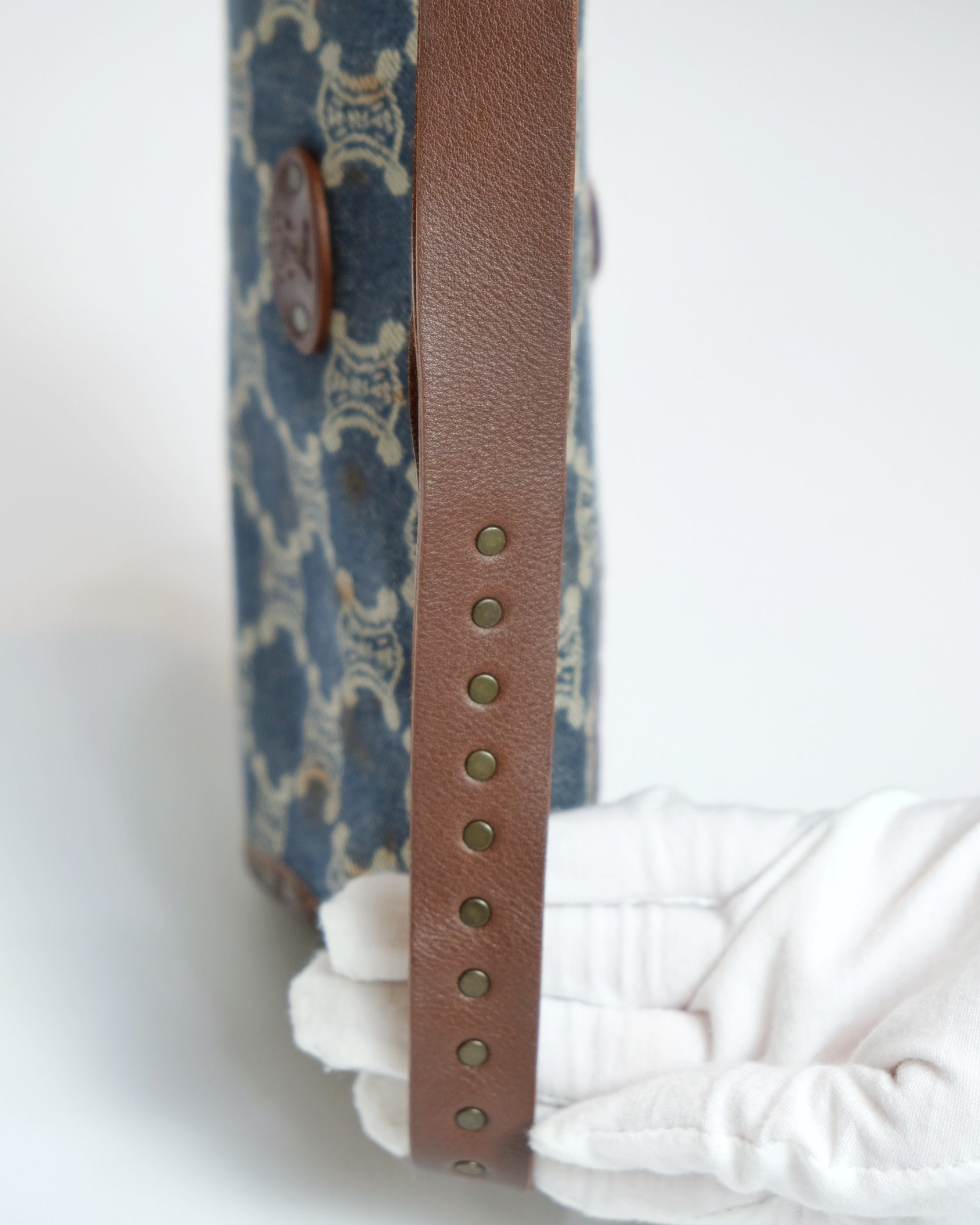Celine Macadam Denim Poulbot Bag By Michael Kors
