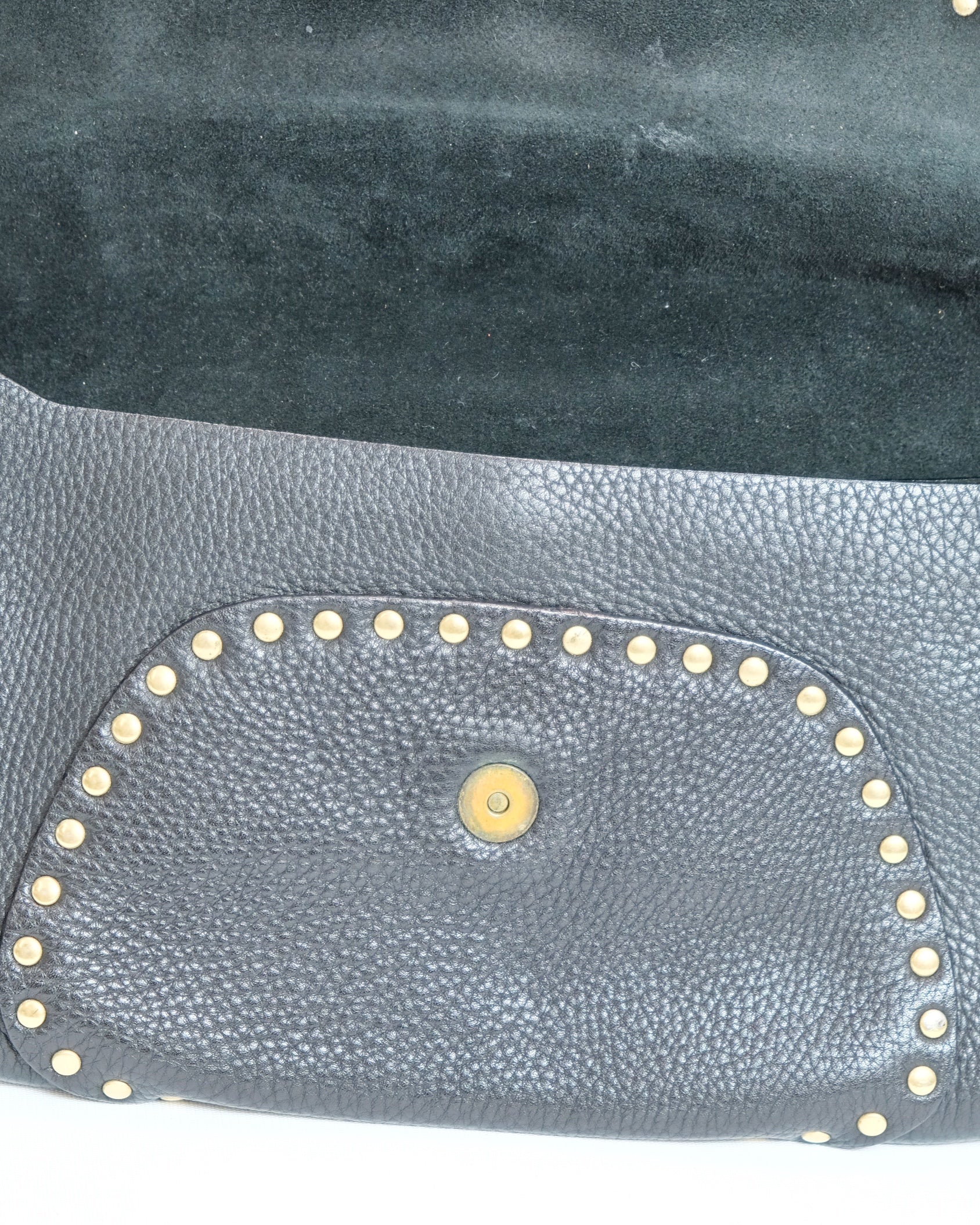 Celine Black Leather Poulbot Bag By  Michael Kors 