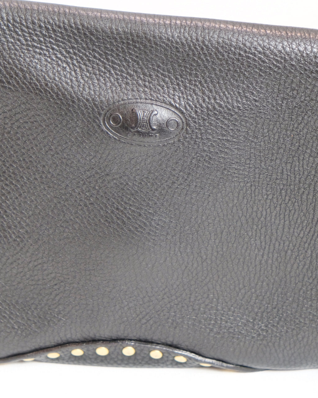 Celine Black Leather Poulbot Bag By  Michael Kors 