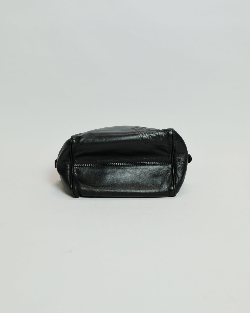 Loewe Mini Nappa Black Leather Bowling Bag